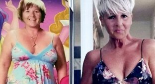 55-летняя британка похудела на 20 килограммов и стала бикини-моделью (4 фото)