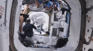 На МКС произошло задымление и отказала кислородная система (1 фото)