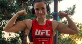 Украинская девушка-боец UFC Марина Мороз не боится откровенных фото (15 фото)