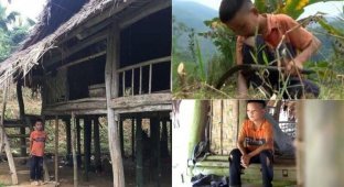 10-летний мальчик живёт один и отказывается от усыновления (3 фото + 1 видео)