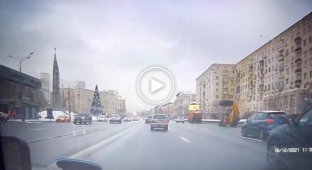 Массовое ДТП в центре Москвы