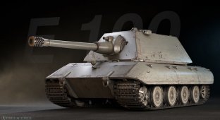 Немецкий сверхтяжелый танк Е 100 (23 фото)
