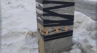 Инновационный метод ремонта электроопор в Приамурье (3 фото)