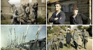 Раритетные цветные фотографии времен Первой мировой (22 фото)