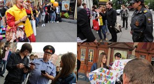 Полиция Петербурга не дала отметить День Молодежи (34 фото)