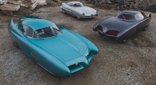 Аэродинамические шедевры: знаменитые концепты Alfa Romeo B.A.T. выставят на аукцион (31 фото)