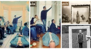 Британцы начали воспроизводить обложки альбомов Oasis на дому (14 фото)