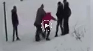 Житель Новосибирска избил подростков из-за снеговика
