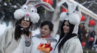 Китайцы празднуют новый год в Бухаресте (8 фото)