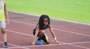 Рудольф Ингрэм — самый быстрый 7-летний мальчик в мире, пробегающий 100-метровку за 13,48 секунд (6 фото)