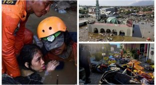 Стихийное бедствие в Индонезии: последствия катастрофы (14 фото + 3 видео)