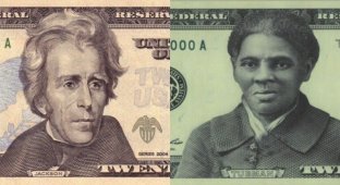 На американской купюре $20 изображение белого президента заменят портретом чернокожей рабыни (7 фото)