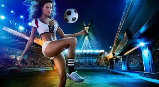 Футбол и девушки: представлен эротический календарь чемпионата мира 2014 (12 фото)