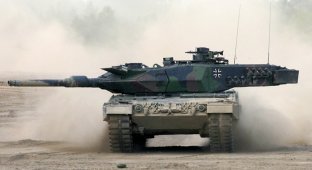 Обновлённый танк Leopard 2A7+ (8 фото)