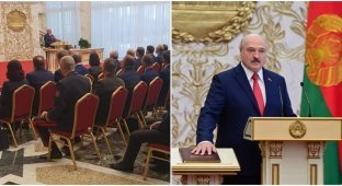 Лукашенко вступил в должность президента на закрытой инаугурации (7 фото + 2 видео)