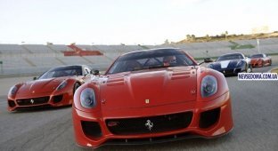 Ferrari 599XX в Валенсии (6 фото)