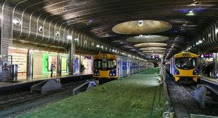 Необычное метро (4 фотографии)