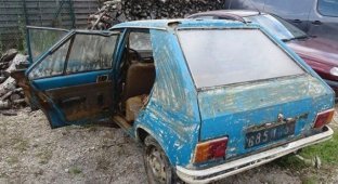 Во Франции нашли автомобиль, угнанный 38 лет назад (3 фото)