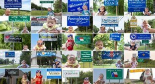Путешествия с Харпер: пятимесячный ребенок посетил все 50 штатов США (35 фото)