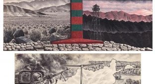 Рисунки русских солдат (6 фотографий)