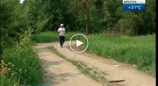 65-летний инвалид из Сибири пробежал 5000 км 