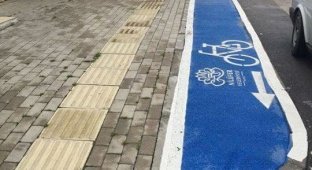 В Турции для велосипедистов сделали отдельные дорожки (3 фото)