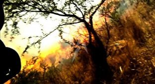 Камера мобильного телефона сняла гибель аргентинских пожарных (5 фото + видео) (жесть)