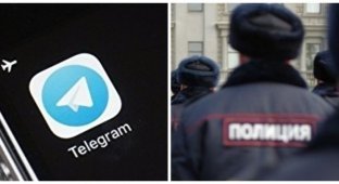 Российские полицейские стали проверять телефоны на наличие Telegram (8 фото)