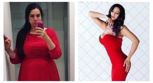 Россиянка похудела на 60 кг из-за неверного мужа и бросила его (14 фото)