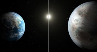 Ученые обнаружили первую землеподобную экзопланету (4 фото)