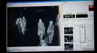 Китаянка с подозрением на коронавирус обманула тепловизор в аэропорту с помощью жаропонижающих (1 фото)