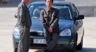 «Лада Приора» в Северной Корее: откуда там столько российских автомобилей? (6 фото)
