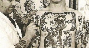 Ретро-татуировки (28 фото)