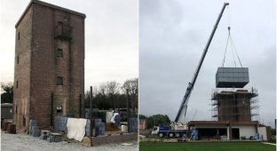 В Великобритании из старой водонапорной башни сделали современный особняк (13 фото)