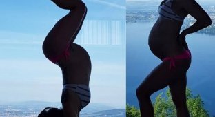Беременная девушка продолжает заниматься танцами на шесте, несмотря на беспокойство родственников (10 фото + видео)