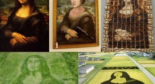 Мона Лиза на века. Обзор пародий и воссозданий знаменитой картины Да Винчи (19 фото)