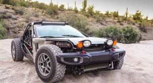 Chevrolet Corvette Buggy — сумасшедшая машина для преодоления песчаных дюн (20 фото + 1 видео)