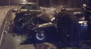 ДТП, авария, Лисий Нос, ночь с 29.01 на 30.01 2012 (5 фото)