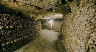 Как 6 миллионов скелетов оказались в туннелях под Парижем (6 фото)