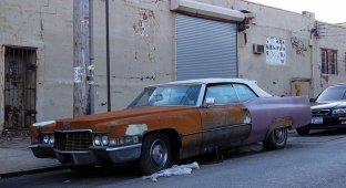 Старые автомобили на улицах Нью-Йорка. Часть 3 (35 фото)