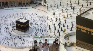 Мусульманские паломники совершили карантинный хадж (13 фото + 1 видео)