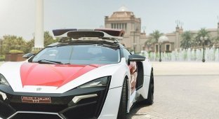 Полиция Абу-Даби «вооружится» умными спорткарами (5 фото)