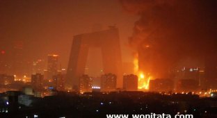 Пожар в Пекине (21 фото)