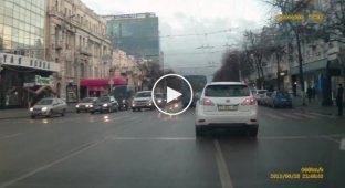 ДТП с участием автобуса в Воронеже