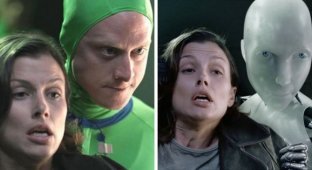 Актеры "до и после" своих превращений в фантастических персонажей (14 фото)
