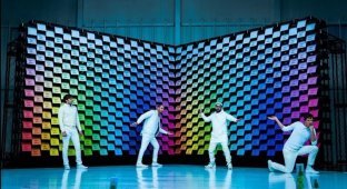 Группа OK Go сняла новый видеошедевр, использовав в качестве фона обычную бумагу из 567 принтеров! (1 фото + 2 видео)