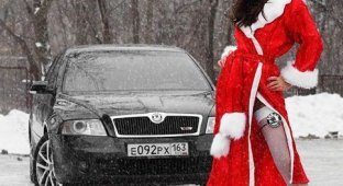 Российские красавицы и автомобили. Часть 2 (56 фото)