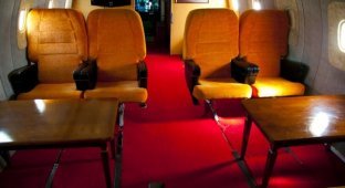 Места для пассажиров первого класса в самолетах советского Аэрофлота (12 фото)