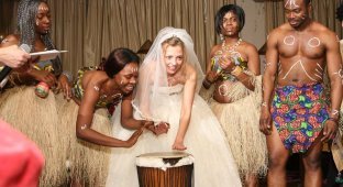 Необычные свадебные традиции мира (11 фото)