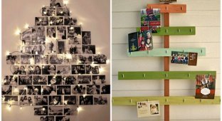15 шикарных новогодних елок, которые можно сделать в два счета (15 фото)